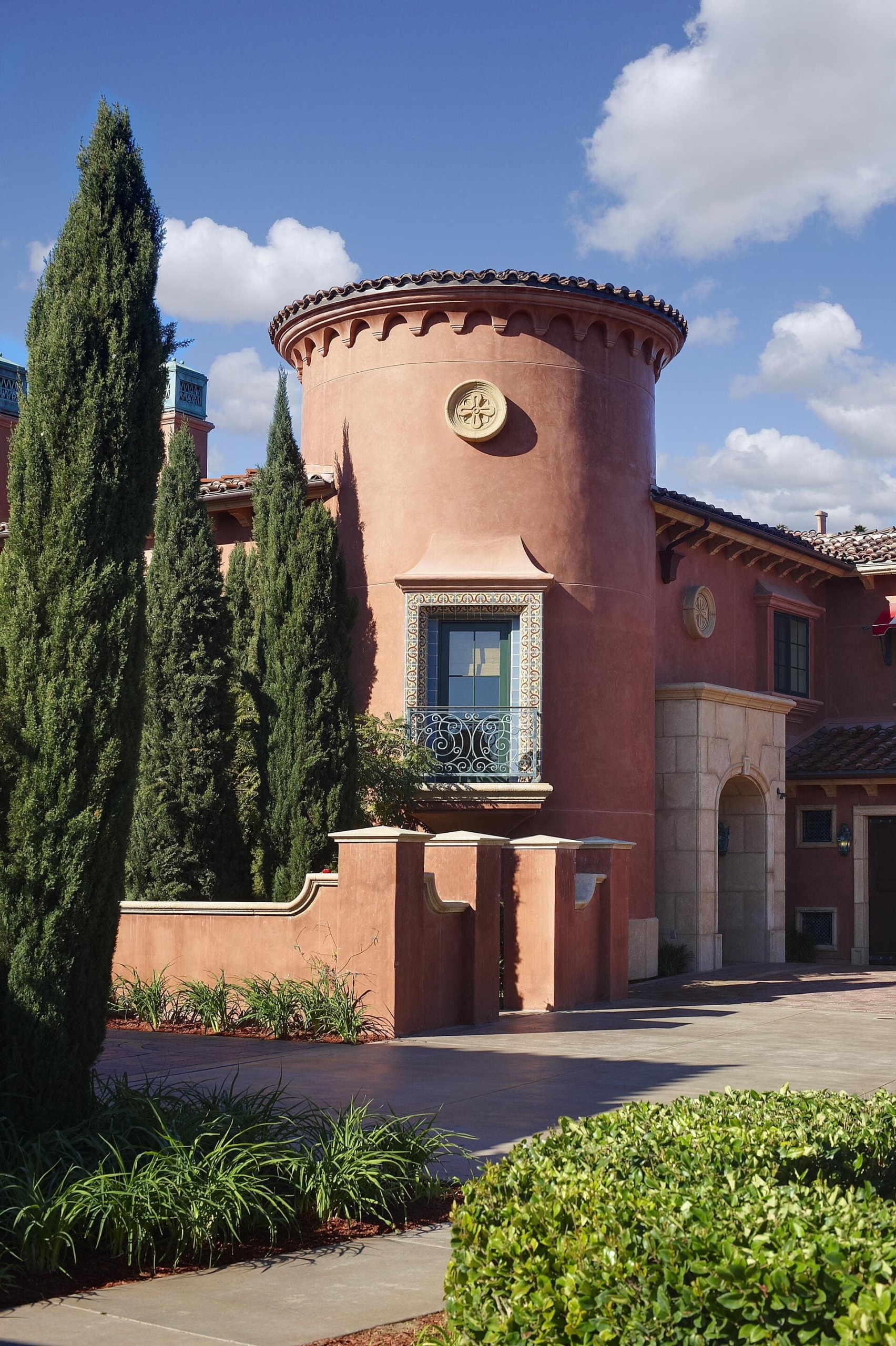 villa entrance