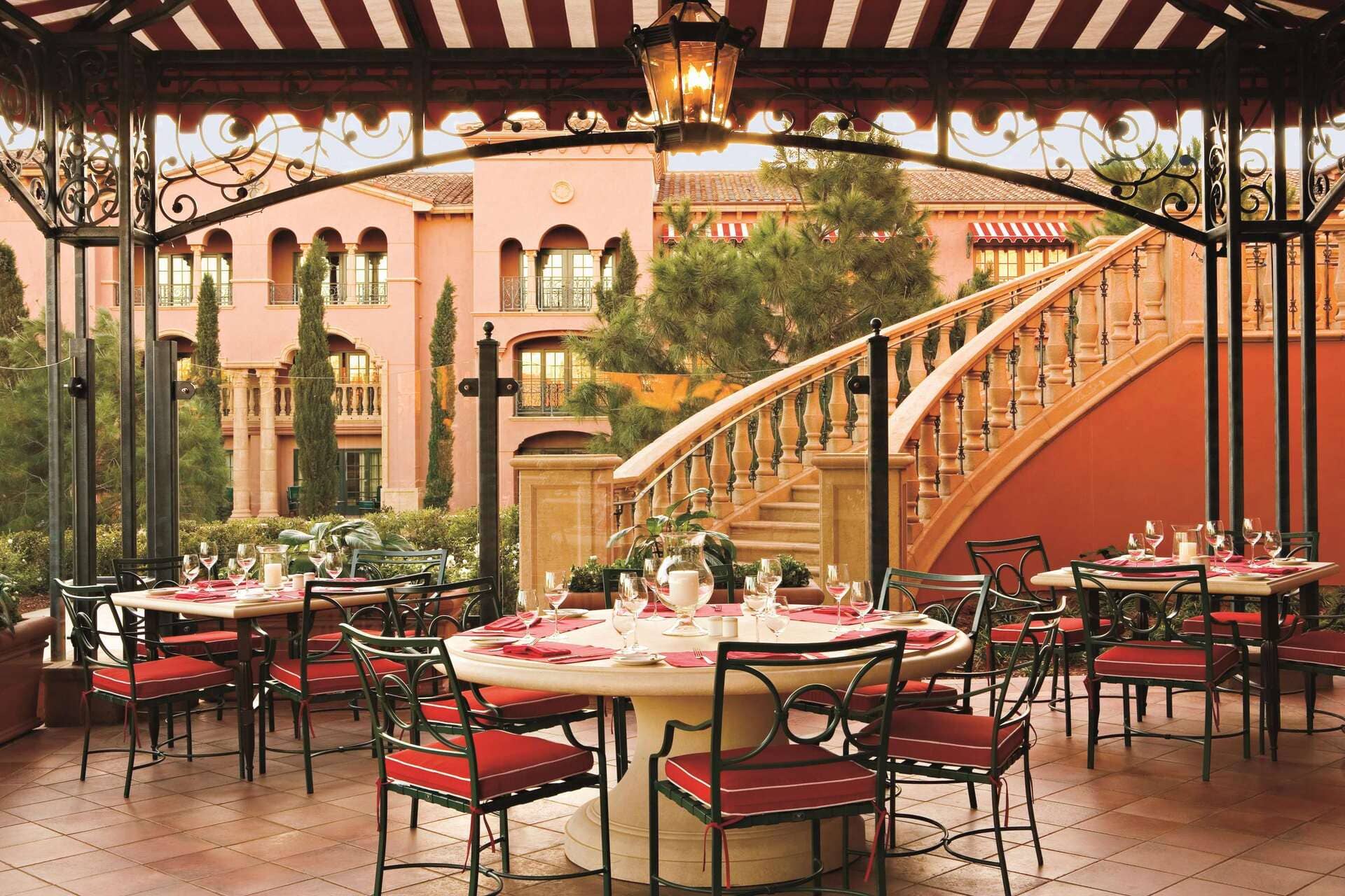 Amaya's outdoor seating area