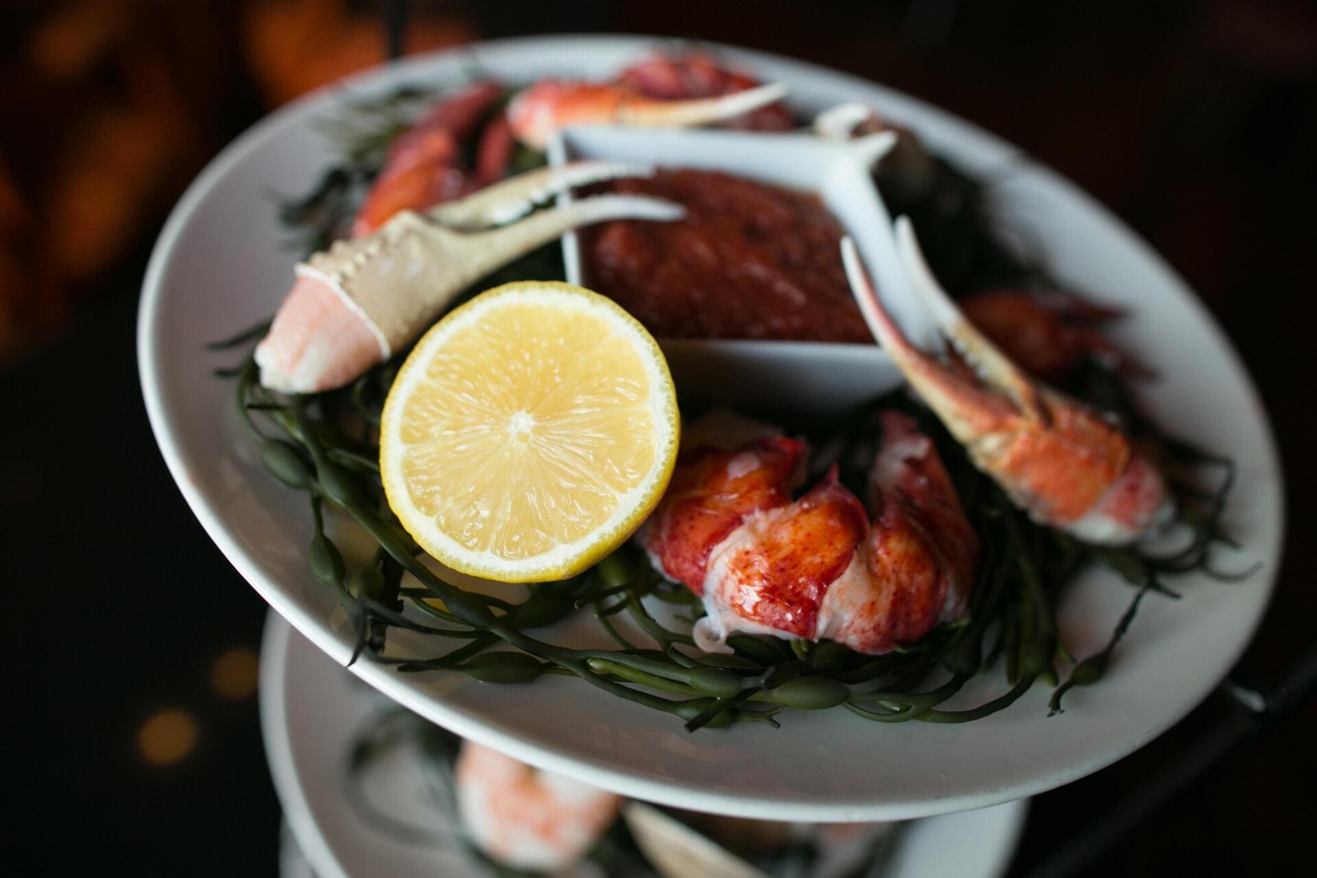 plate of shellfish