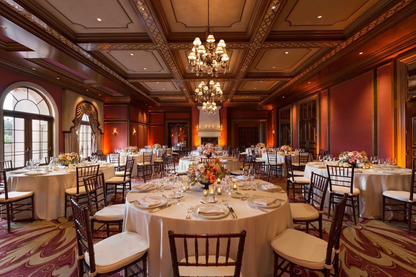 Manchester Salon set up with round tables
