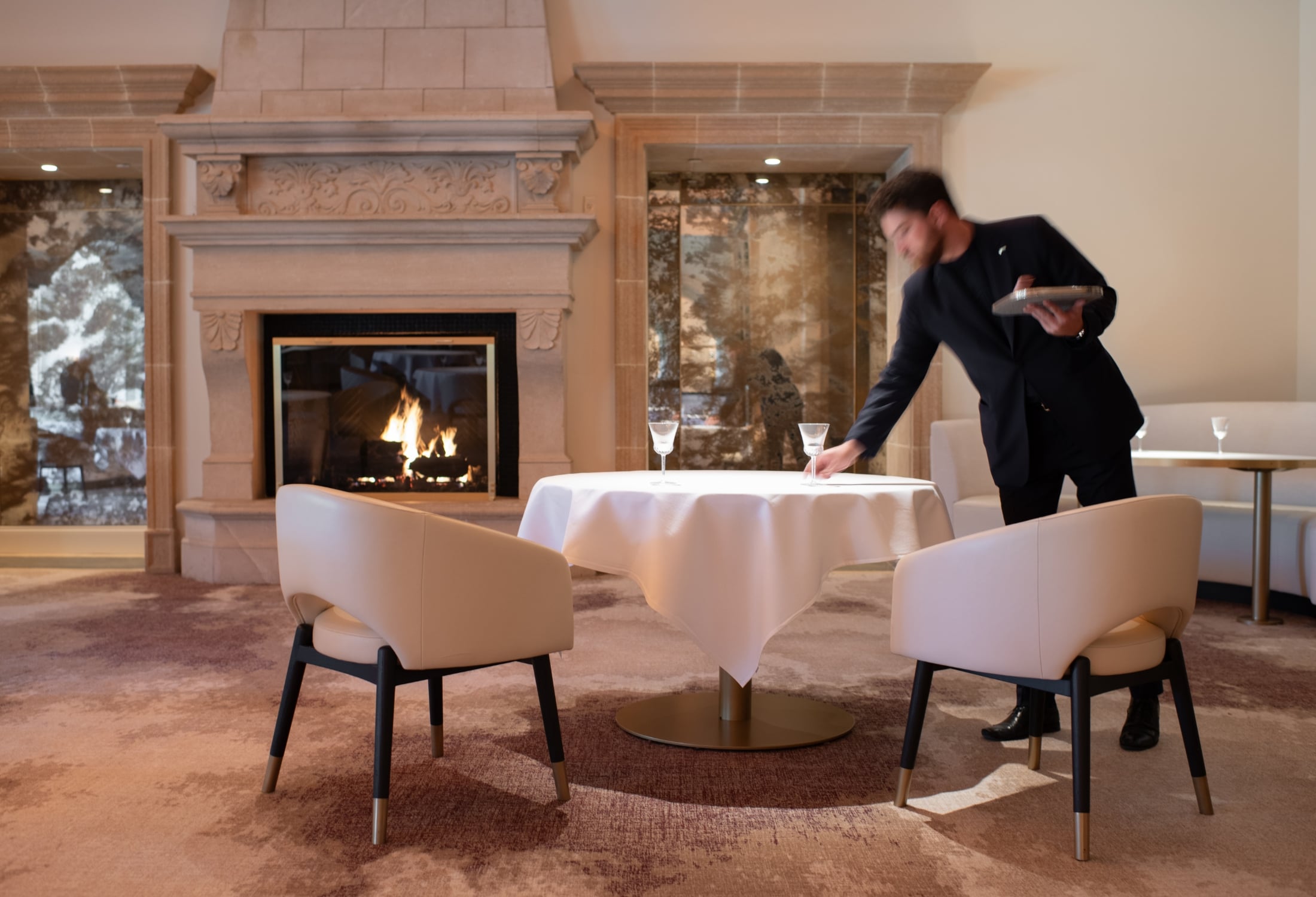 Server at Addison by William Bradley