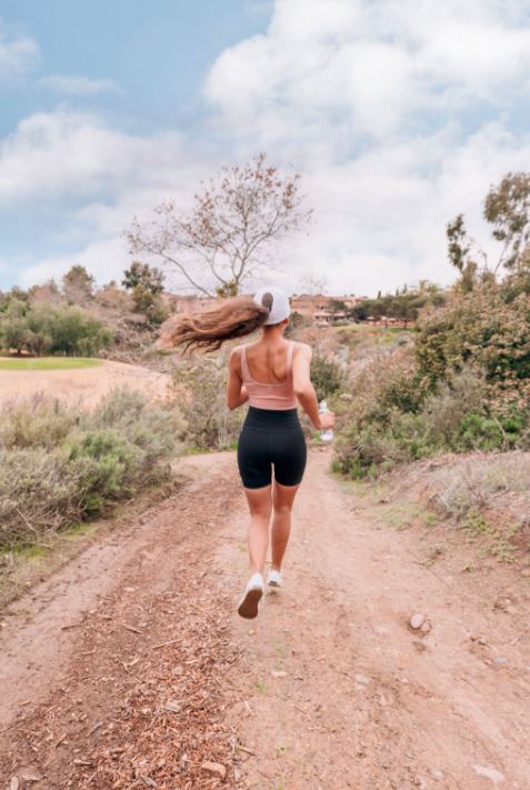 woman hiking San Diego