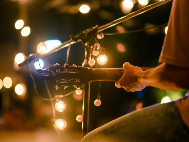 guitar playing