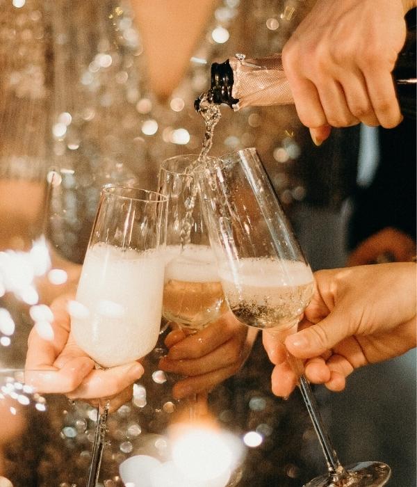 Champagne toast