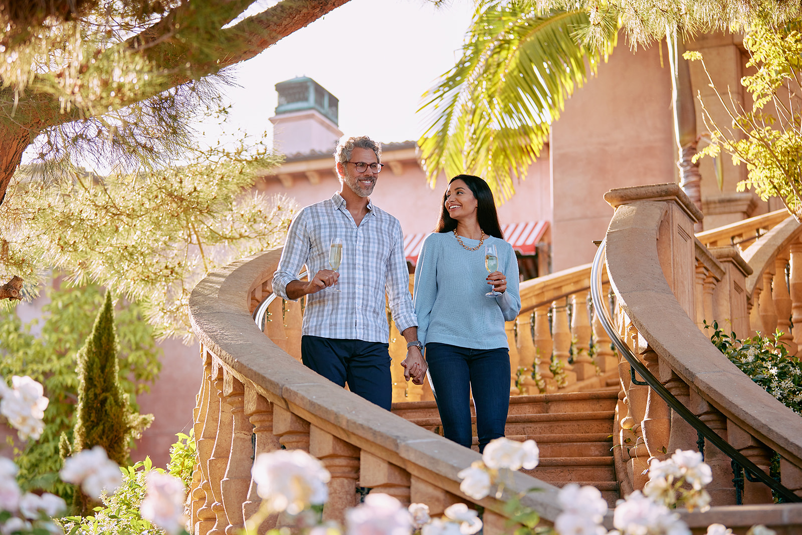 lifestyle couple at Fairmont Grand Del Mar