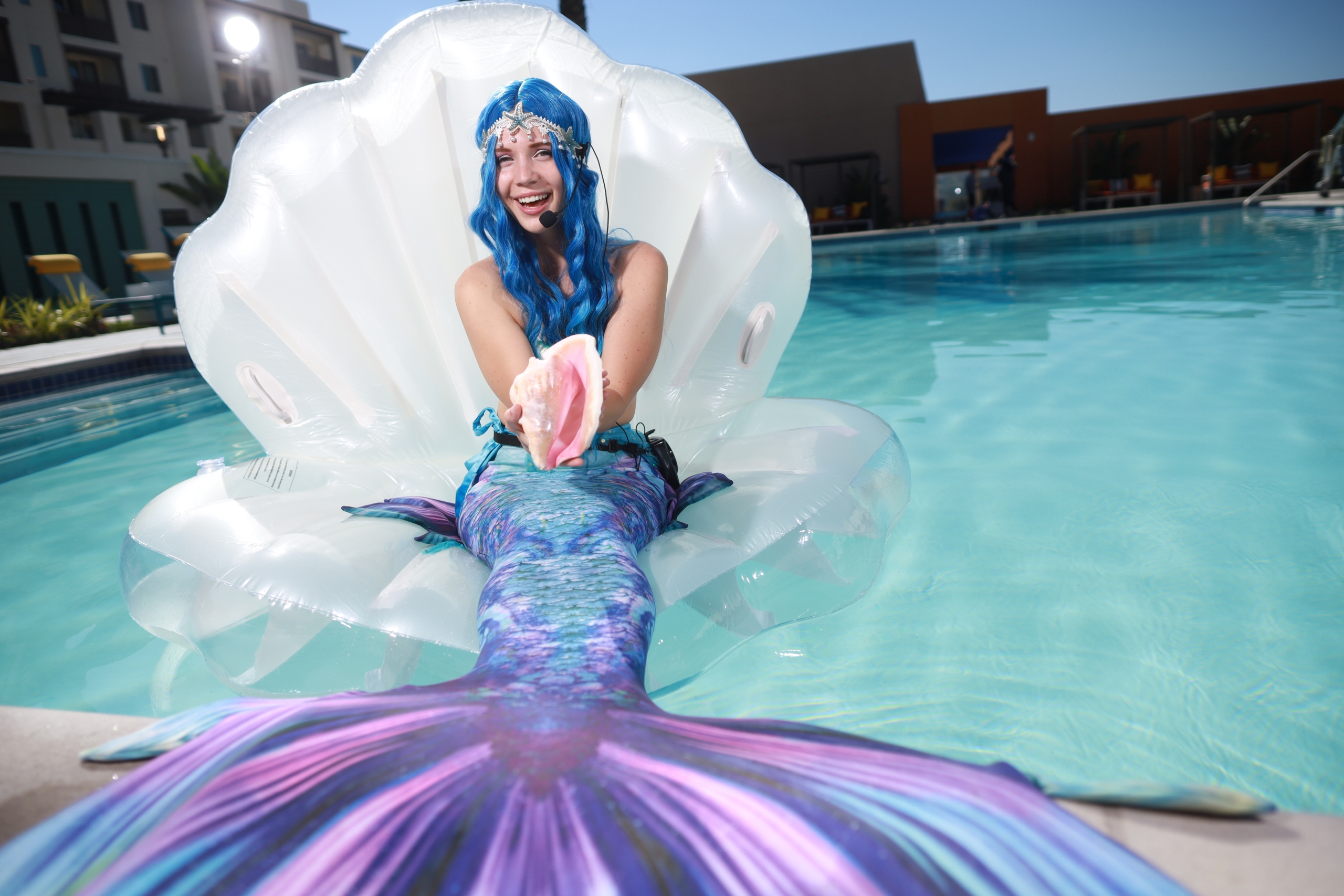 swimming mermaid