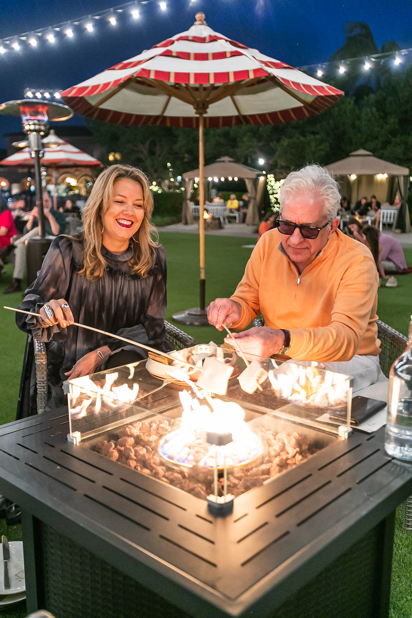 Grand Social firepit and smores