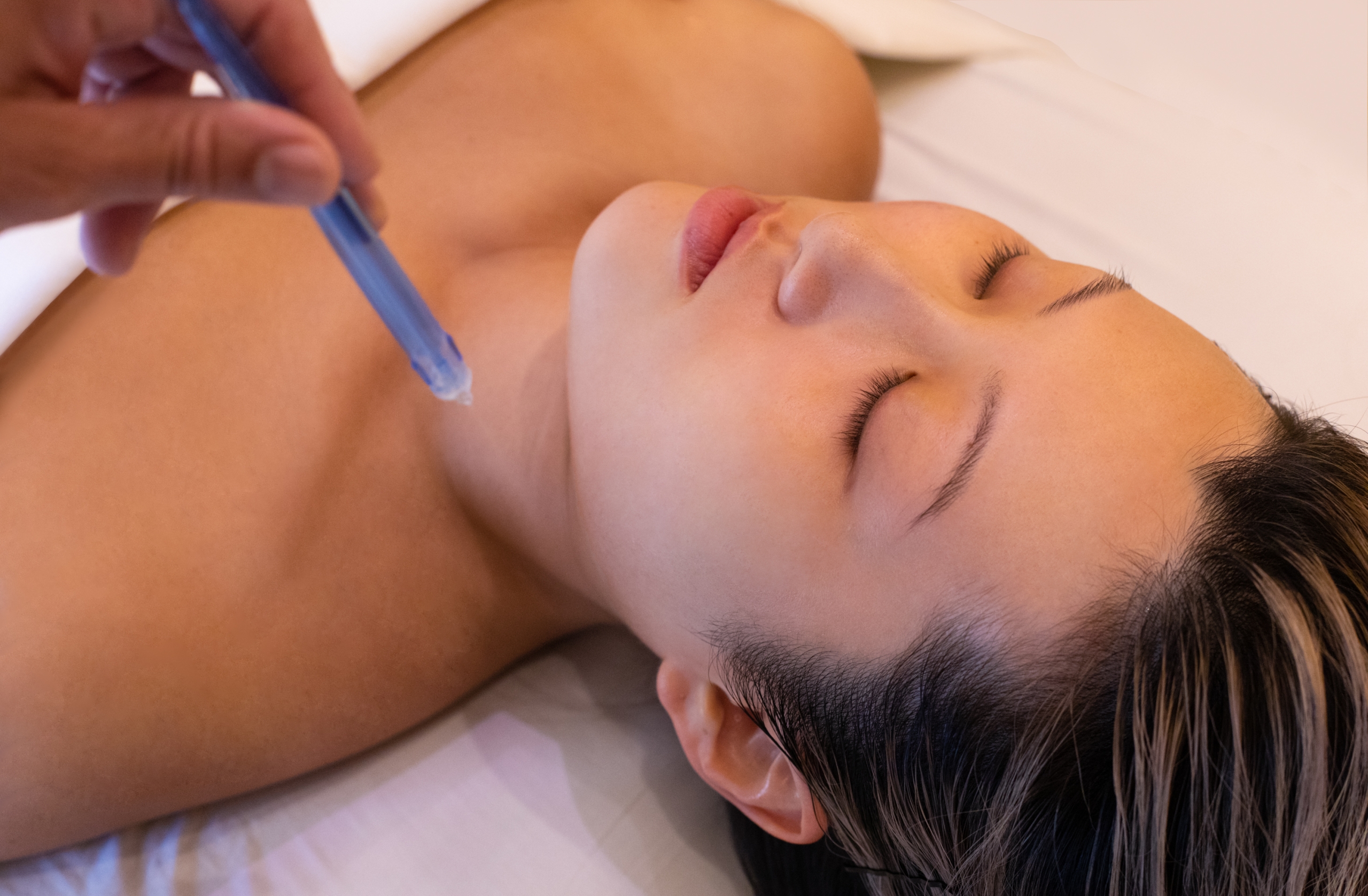 Spa jet peel