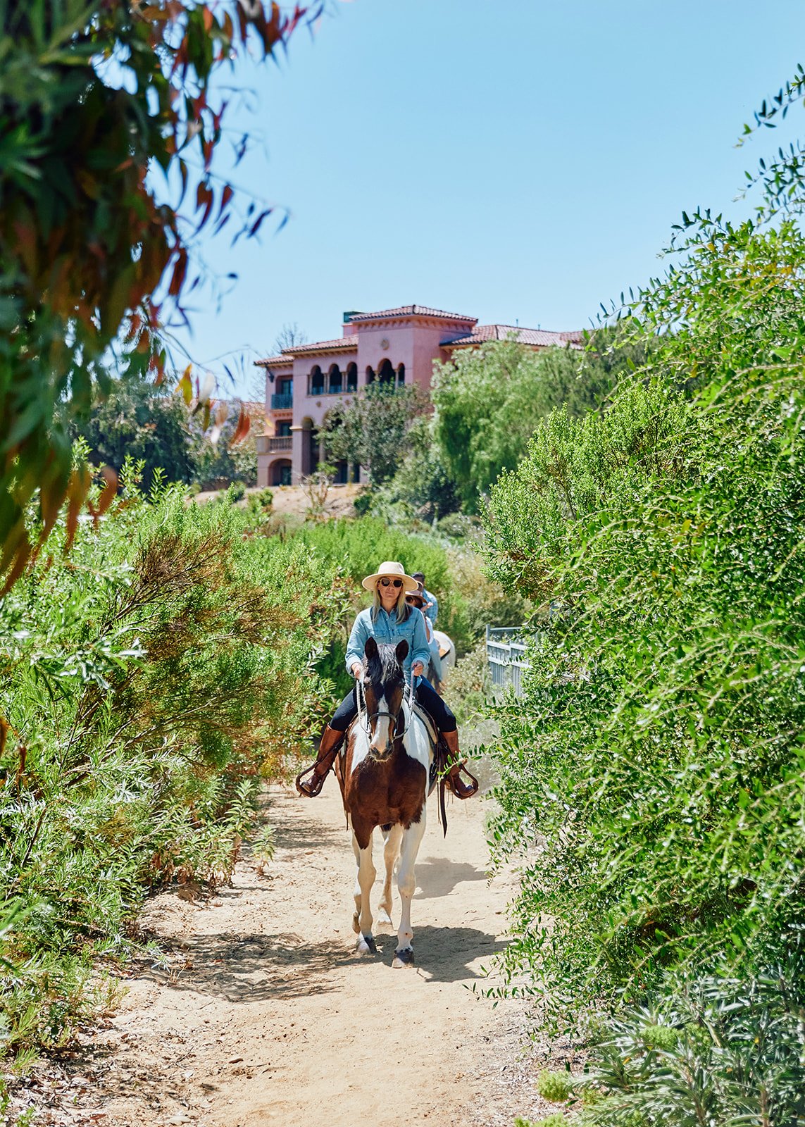 Equestrian trail ride