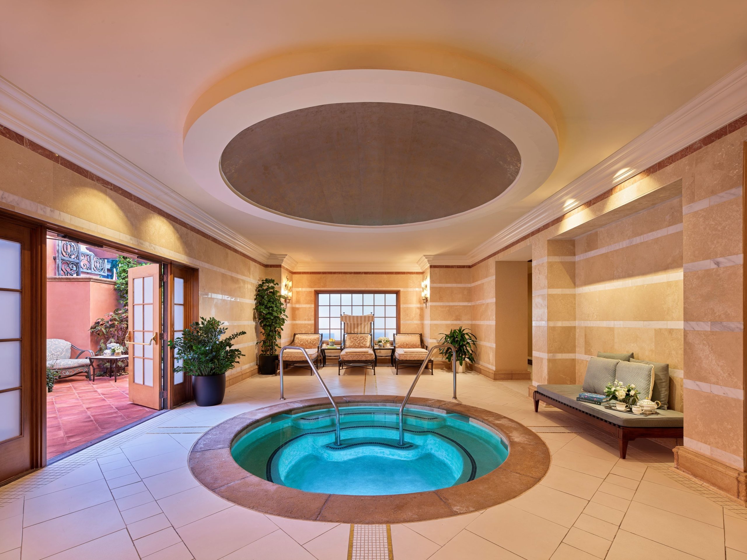 Spa whirlpool at Fairmont Grand Del Mar