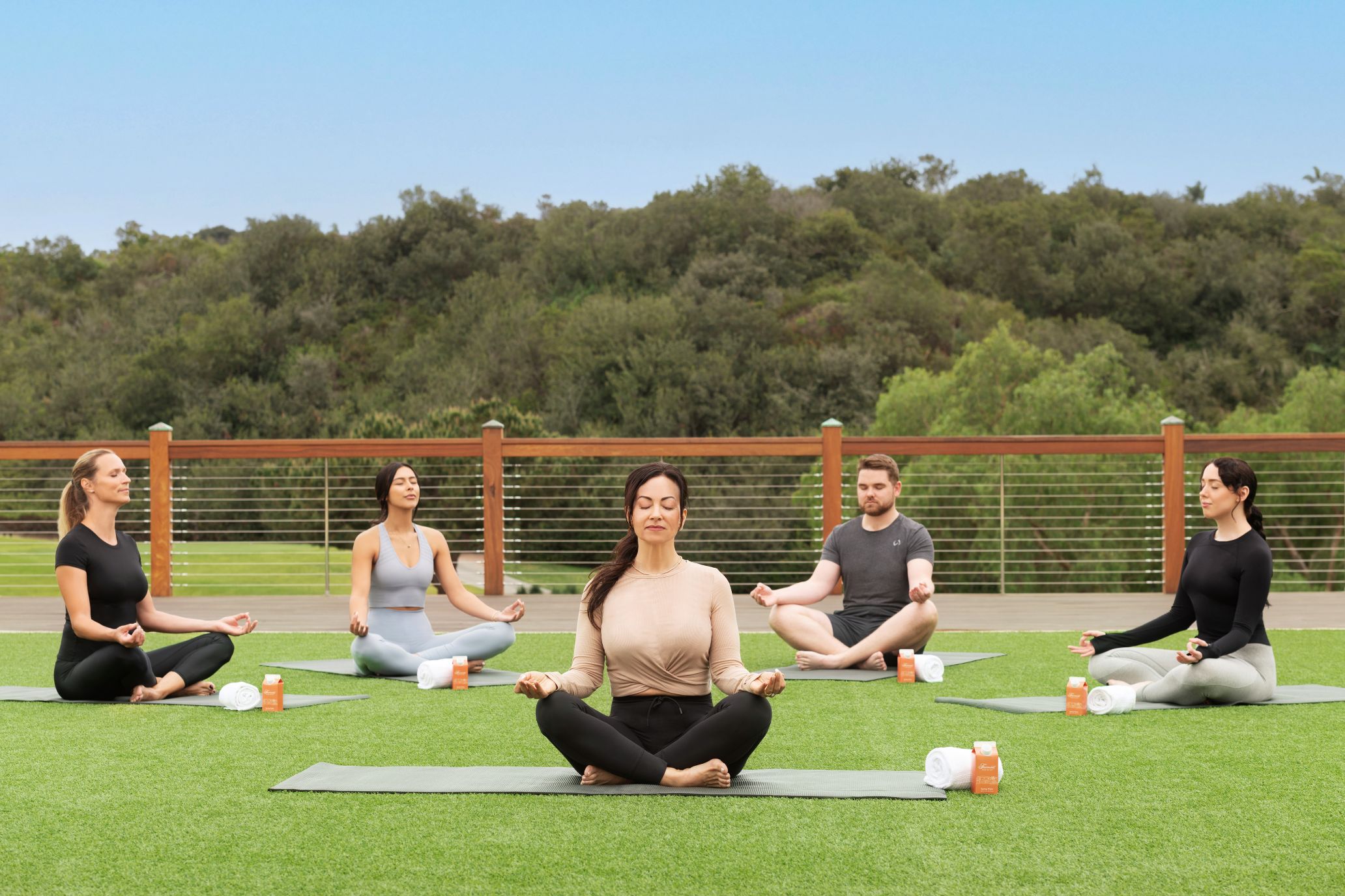 Group fitness class - yoga