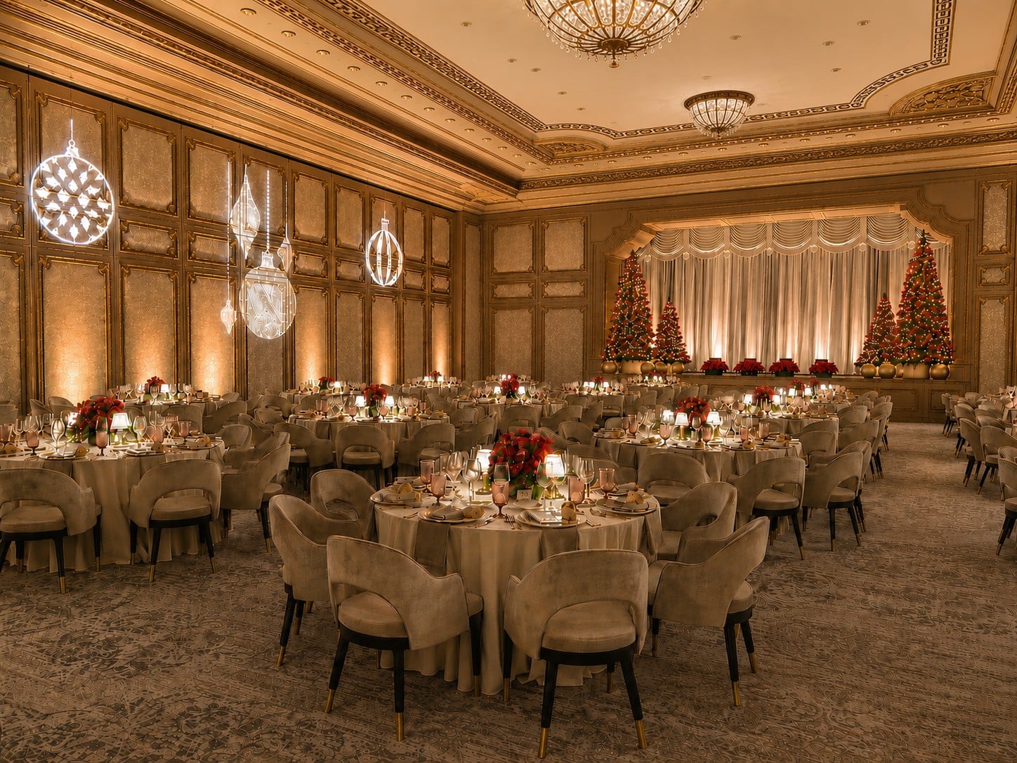 Holiday Ballroom B set up